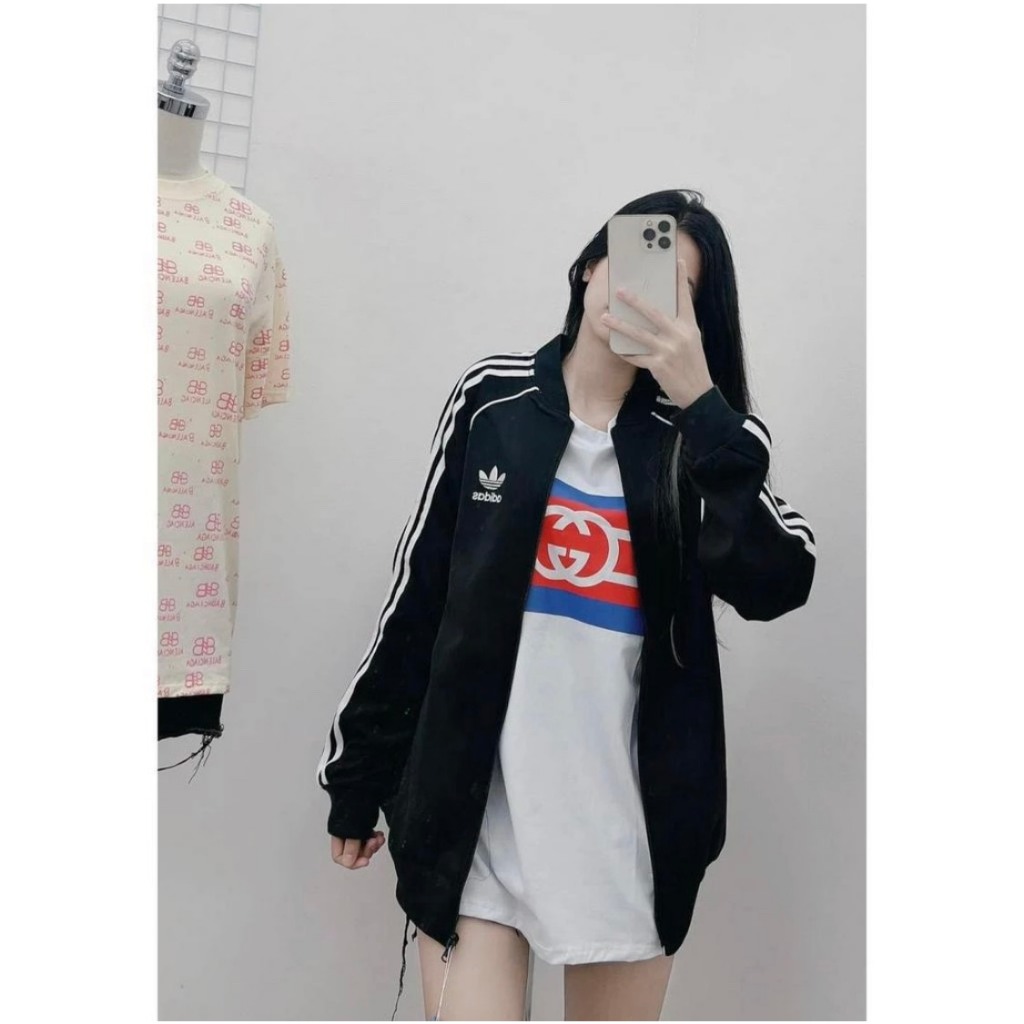 Áo Khoác Adidas 3 Sọc Chất Umi Hàn Dày Dặn Không Xù Lông - Áo Khoác Boy Phố Hottrend 2023