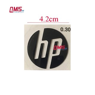 01 TEM LOGO HP Elitebook 820 G1 G2 840 G1 G2 850 G1 G2 440 G1 G2 G3 450 G1 G2 G3 640 G1 G2 650 G1 G2, 4.2cm ĐEN CHÌM TO