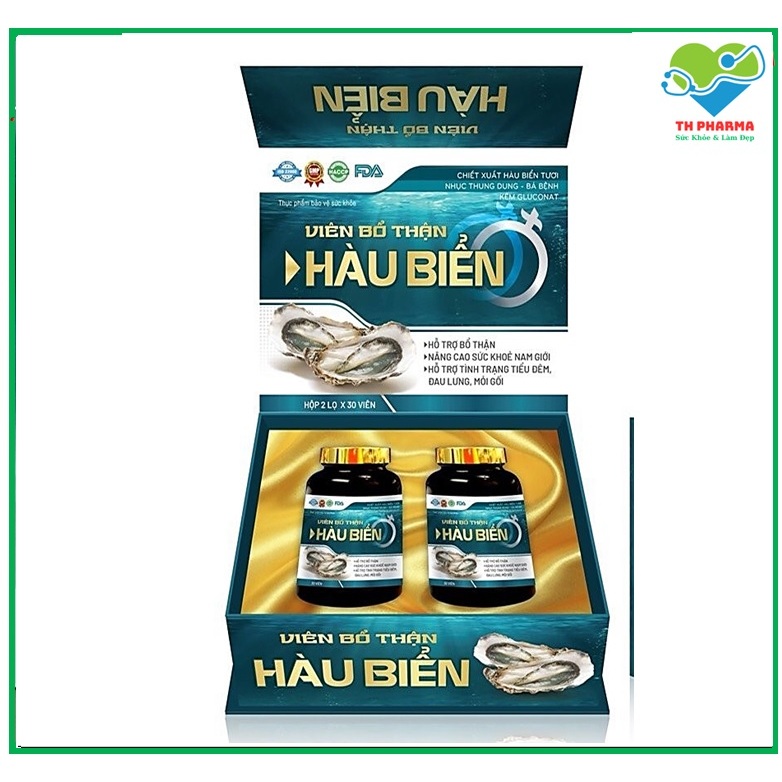 Hộp 2 lọ Viên Bổ Thận Hàu Biển ba kích sâm cau  Hỗ trợ bổ thận tráng dương giúp tăng cường sinh lực và  sinh lý