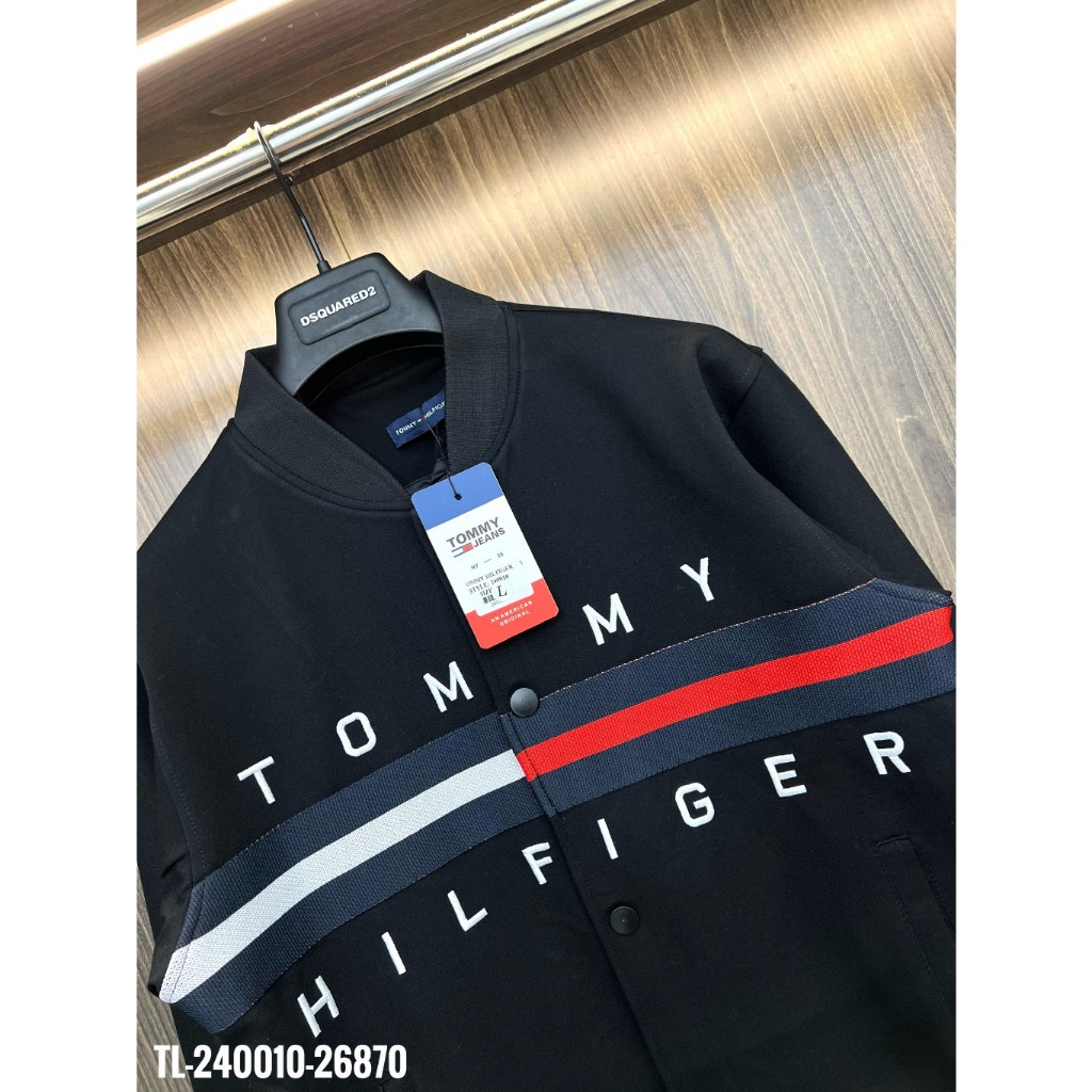 Áo Khoác Bomber Tommy Thêu Bản Chất Sịn Hàng Đẹp-Áo Khoác Tommy Thêu Nam Nữ  Hottrend 2023