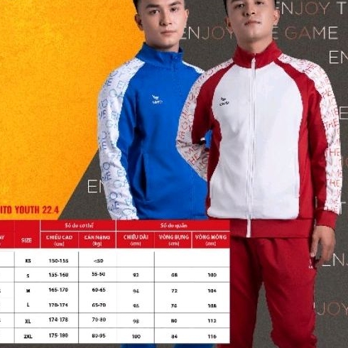 Bộ su véc thể thao kmto