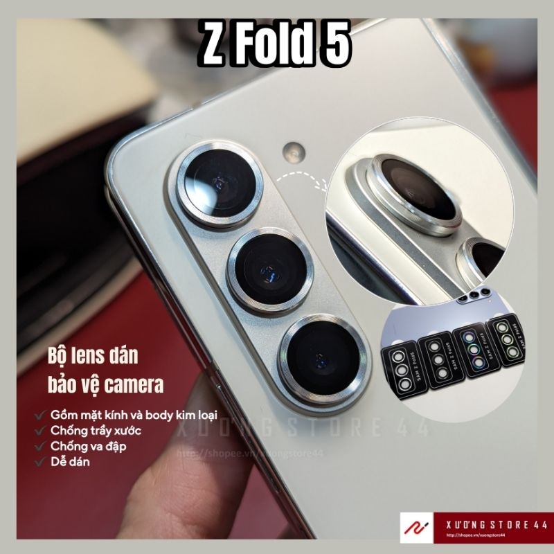 ⚡️ Hỏa tốc HCM⚡️Bộ lens dán bảo vệ camera Samsung Z Fold 5