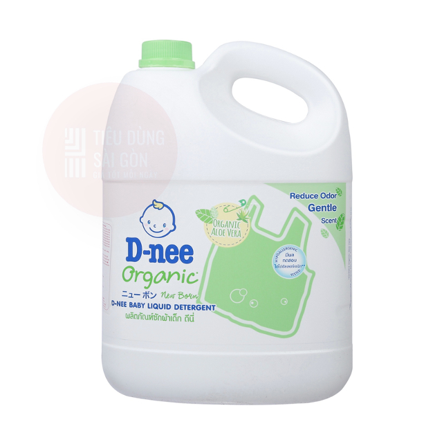 Chính Hãng Dnee Nước giặt quần áo em bé Dnee can 3000ml - Nước Giặt Xả Cho Trẻ Em an toàn