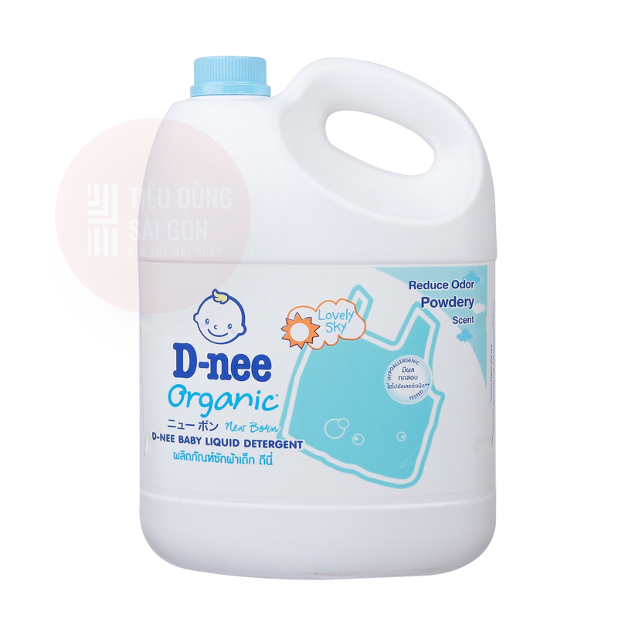 Chính Hãng Dnee Nước giặt quần áo em bé Dnee can 3000ml - Nước Giặt Xả Cho Trẻ Em an toàn