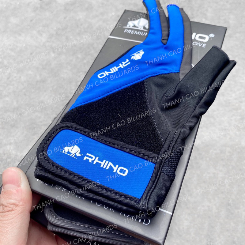 Găng Tay Bi-a Rhino Hở Ngón Cao Cấp Chơi Cá Nhân | Bao Tay Bida Hở Ngón Tay Trái Size L Nam Nữ