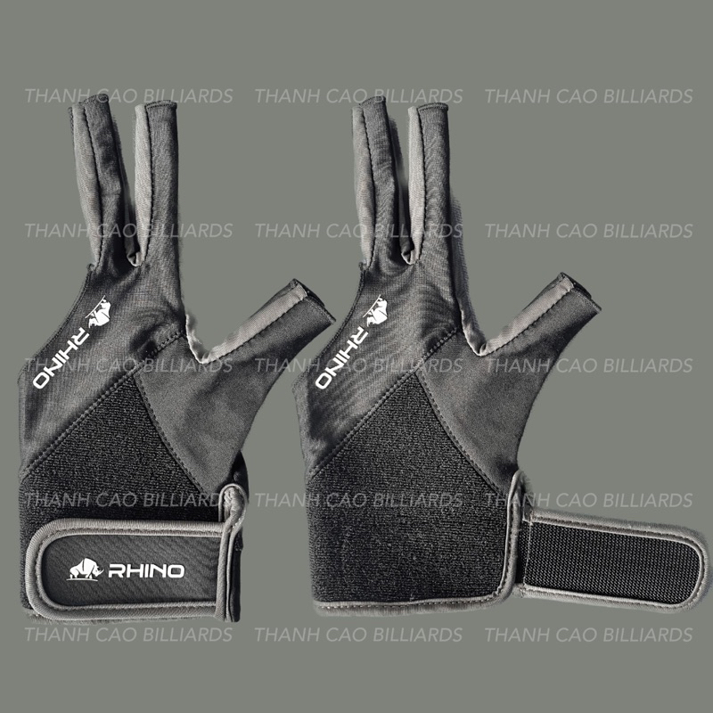 Găng Tay Bi-a Rhino Hở Ngón Cao Cấp Chơi Cá Nhân | Bao Tay Bida Hở Ngón Tay Trái Size L Nam Nữ