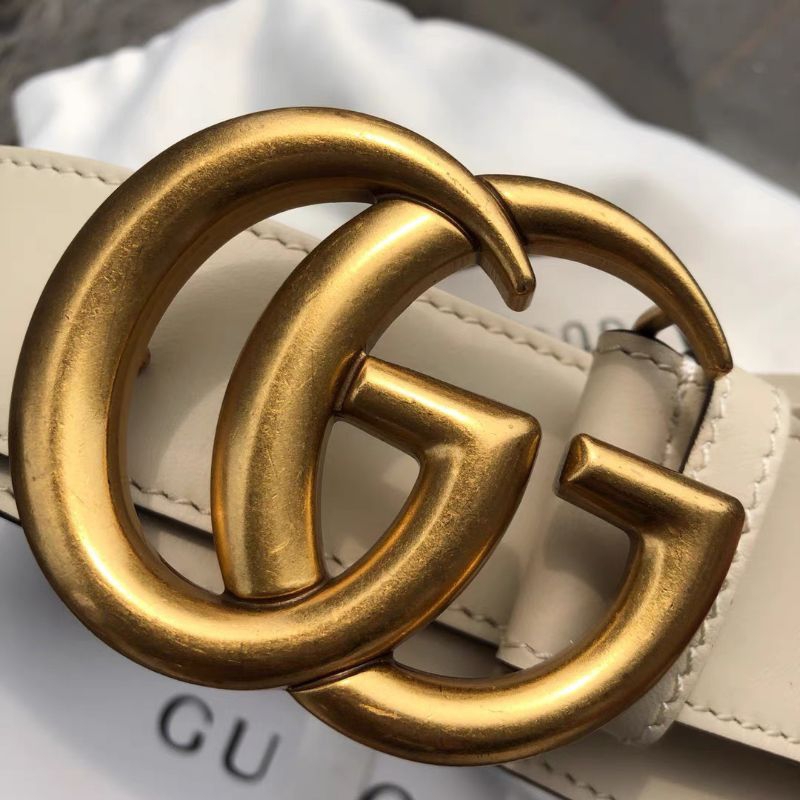 Thắt Lưng Da Bò Thật 2 Lớp Màu Nâu Kem Siêu Hiếm