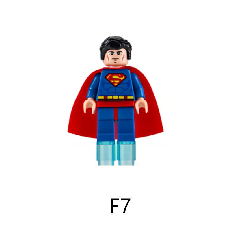 ĐỒ CHƠI LẮP GHÉP COMBO 8 NHÂN VẬT SIÊU ANH HÙNG IRON MAN BAT MAN SUPER MAN