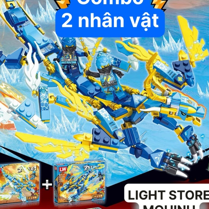 ĐỒ CHƠI MÔ HÌNH NINJA, LẮP GHÉP RÈN LUYỆN TRÍ THÔNG MINH, SƯU TẬP TRANG TRÍ DECOR