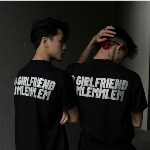 Áo Thun 250GSM No Girlfriend Form Boxy l Boxy Fit