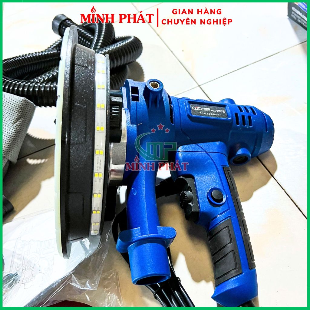 Máy Chà Nhám Tường Sơn Nước Đèn Led QGB 180 Minh Phát
