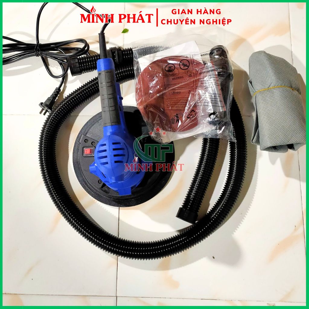 Máy Chà Nhám Tường Sơn Nước Đèn Led QGB 180 Minh Phát