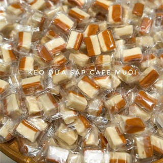 Túi 500g Kẹo dừa sáp cà phê muối