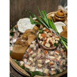 Túi 500g Kẹo dừa sáp cà phê muối