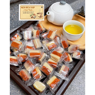 Túi 500g Kẹo dừa sáp cà phê muối