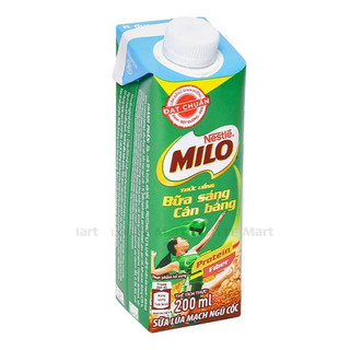 Sữa Lúa Mạch Nestle Milo Mindvibe Hương Bạc Hà/ nguyên chất/ ít đường Hộp 200ml