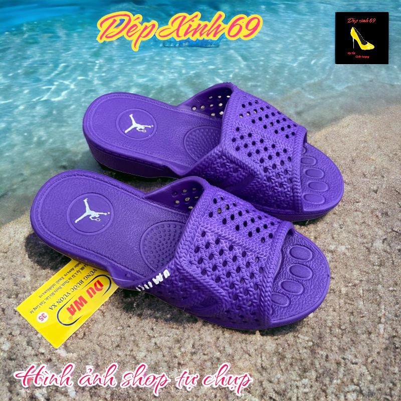 Dép quai ngang tổ ong mẫu mới, siêu nhẹ nam, nử Duwa hàng chính hãng