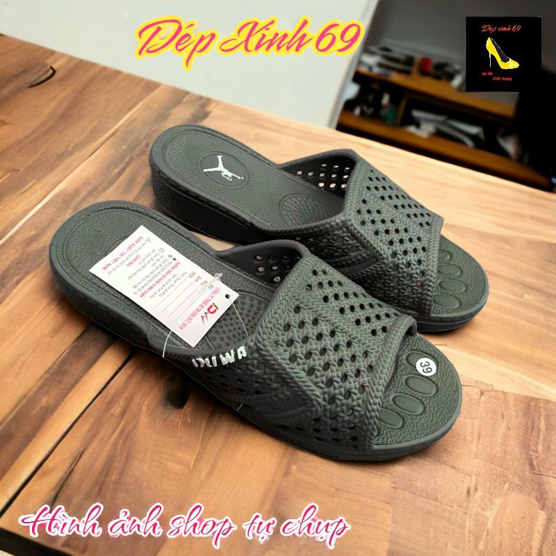 Dép quai ngang tổ ong mẫu mới, siêu nhẹ nam, nử Duwa hàng chính hãng