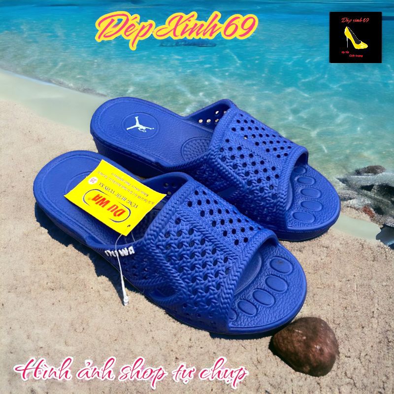 Dép quai ngang tổ ong mẫu mới, siêu nhẹ nam, nử Duwa hàng chính hãng