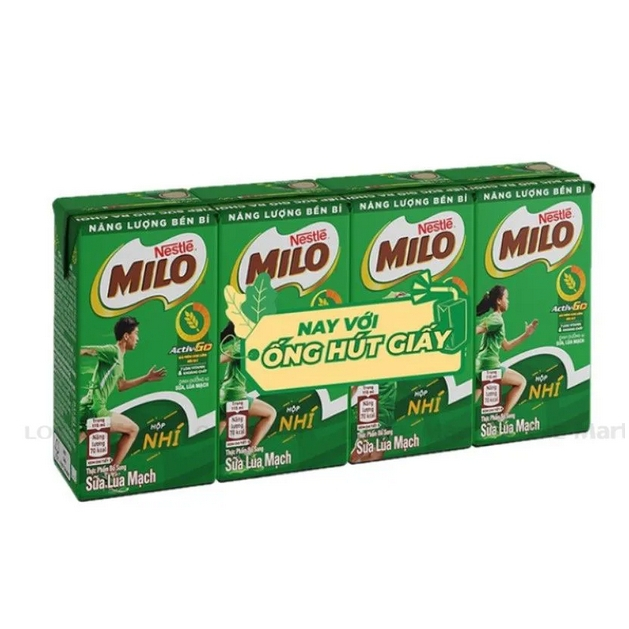 Thức Uống Lúa Mạch Milo Nestle 115ML(Lốc 4 Hộp)