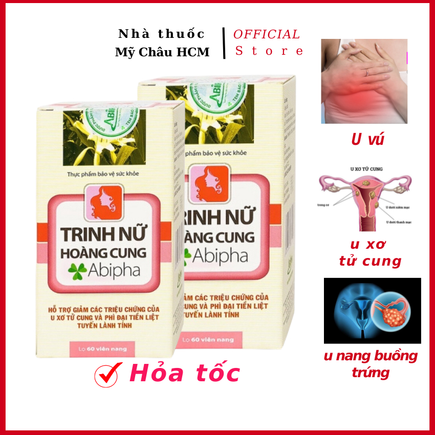 Trinh Nữ Hoàng Cung Abipha 60 Viên hỗ trợ phòng ngừa U vú