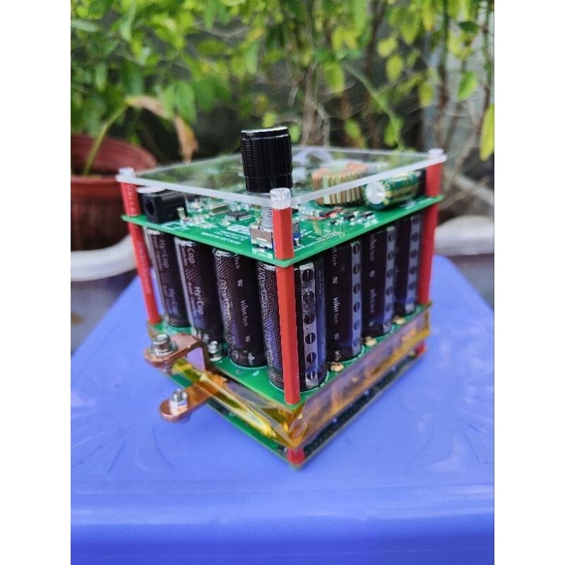 Máy hàn cell pin siêu tụ mini sử dụng 16 siêu tụ 100F 2.7V