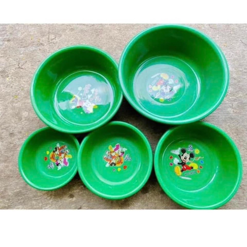 Sét 5 thau nhựa cao cấp gia long