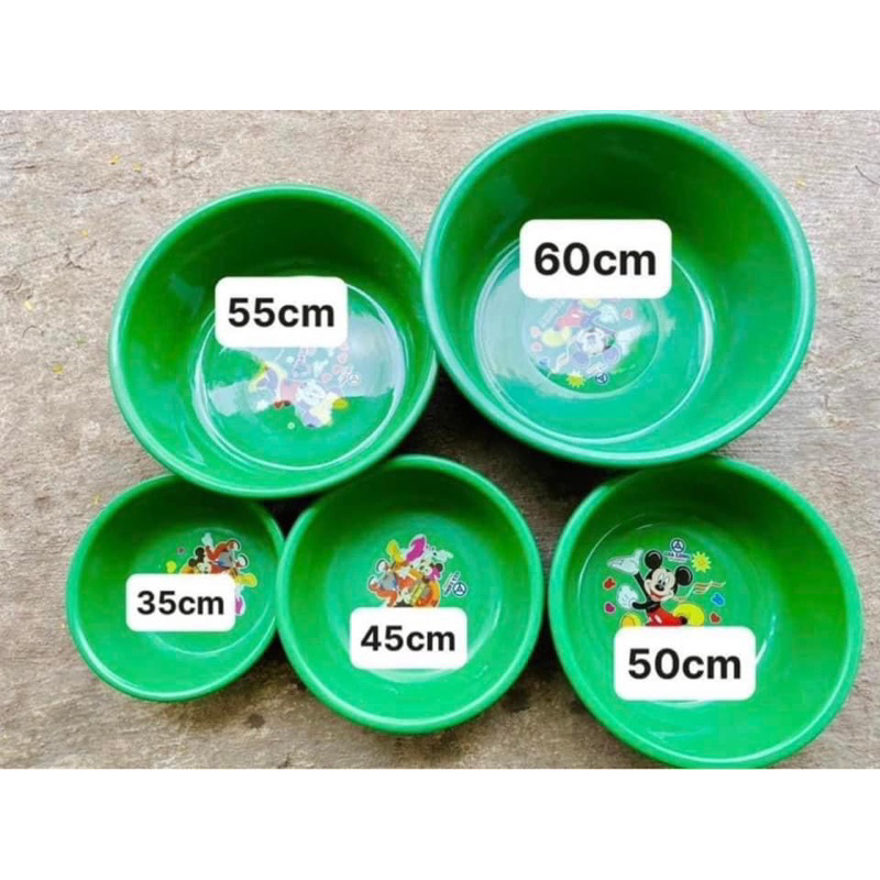 Sét 5 thau nhựa cao cấp gia long