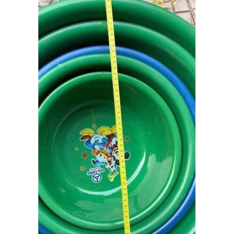 Sét 5 thau nhựa cao cấp gia long