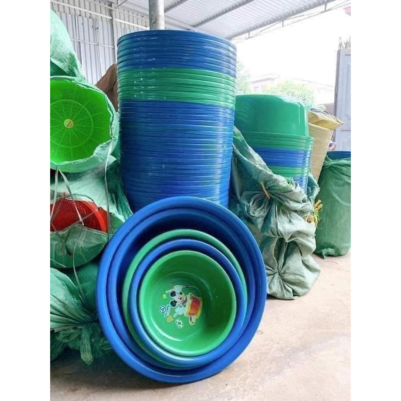 Sét 5 thau nhựa cao cấp gia long