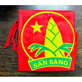 CỞ ĐOÀN, CỜ ĐỘI IN 2 MẶT (IN ÉP NHIỆT CAO CẤP)
