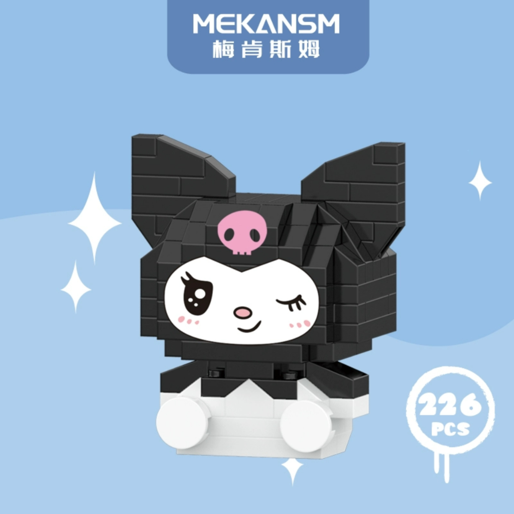 Đồ Chơi Lắp Ráp Mô Hình Bricks Disney Kulomi, Melody, Cinnamon Mini Mekansm Dễ Thương