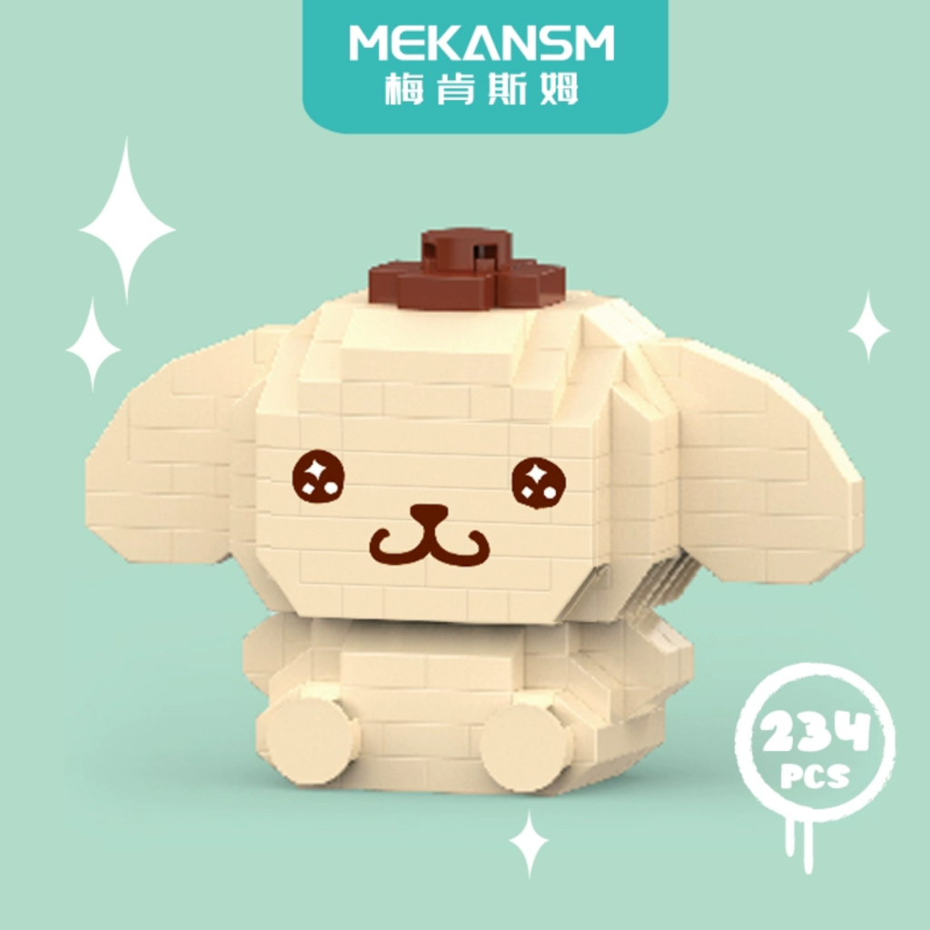 Đồ Chơi Lắp Ráp Mô Hình Bricks Disney Kulomi, Melody, Cinnamon Mini Mekansm Dễ Thương