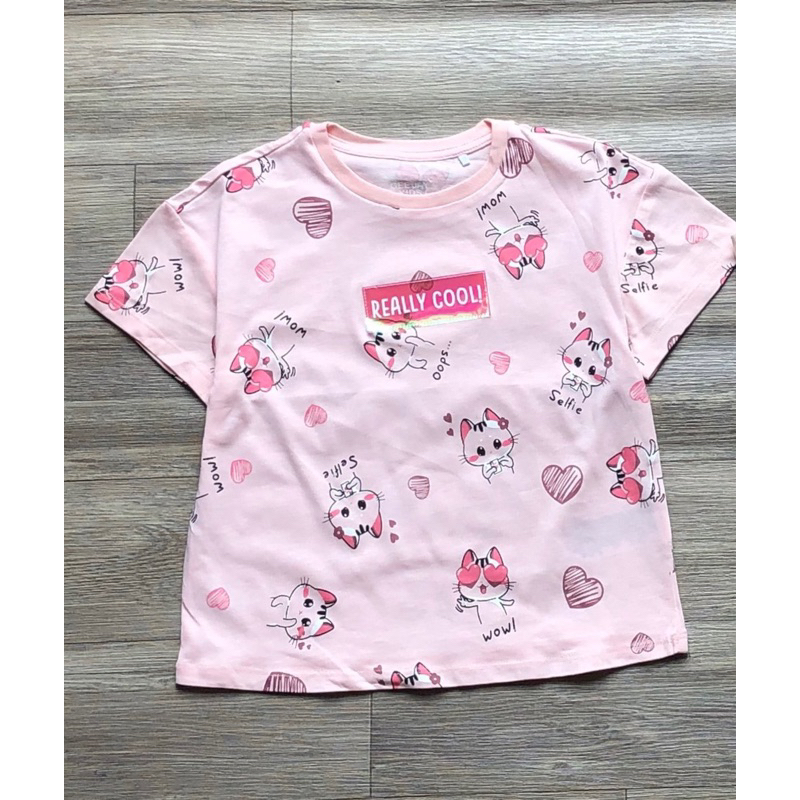 Áo Phông Cộc Tay Bé Gái Xuất Nga Xịn Đẹp Áo Thun Bé Gái Đáng Yêu 1 Đến 10 Tuổi