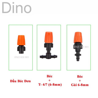 Béc phun sương đơn cam kèm kết nối ống 6mm