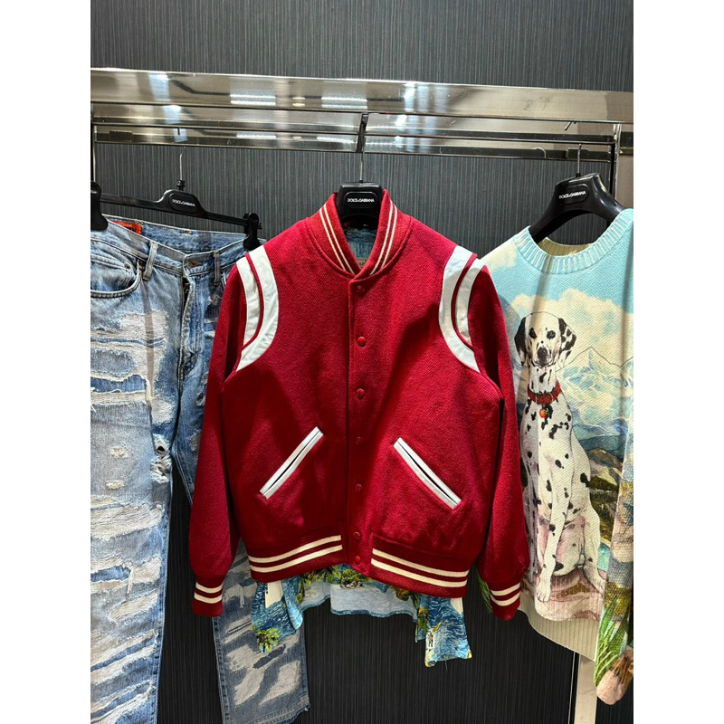 Áo bomber - SPL - Teddy Jackets red đỏ form crop