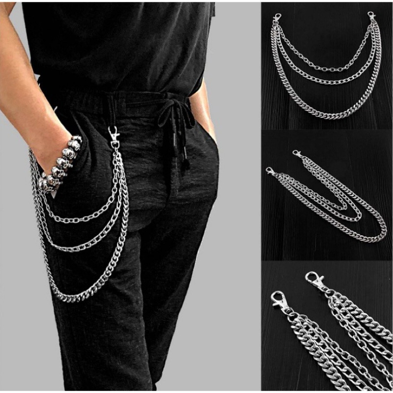 Dây Xích quần Chain quần Jean, Kaki. Xích quần móc khoá
