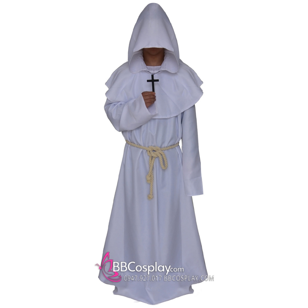 Đồ Tu Sĩ Trắng - Pháp Sư Trắng Halloween - 11958