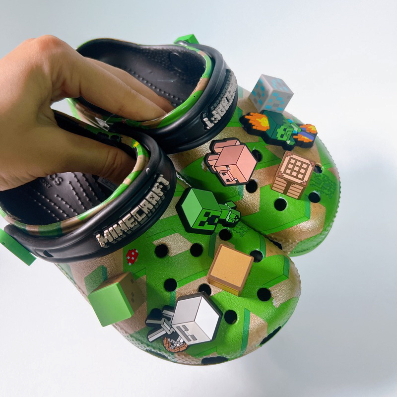 Dép Sục Crocss MineCraft Cho Bé Trai MunCrocs sỉ lẻ Crocss cho bé gái nam nữ