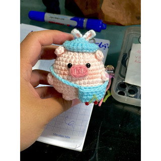 HEO ĐI HỌC len crochet handmade (ẢNH THẬT)
