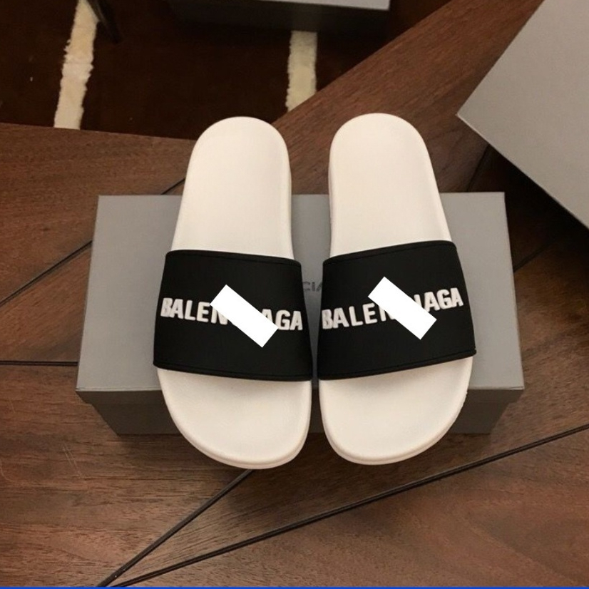 Dép nam nữ đúc chữ 3LENCIAGA UNISEX quai ngang cao cấp siêu nhẹ, tăng chiều cao 4cm, chống trơn trượt siêu hot 2023 3