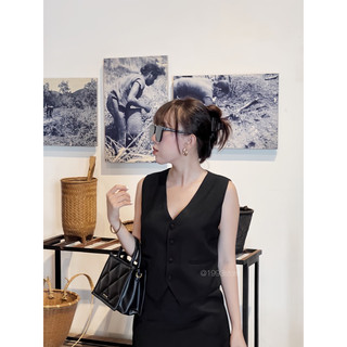 Set gile chân váy chữ a dáng dài - sunny set