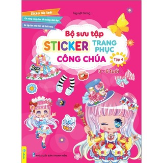 Sách - Bộ sưu tập Sticker trang phục công chúa Tập 4 - ndbooks