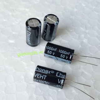 Tụ điện 50V-1000u ( 13*25 ), tụ hóa 50v/1000uF