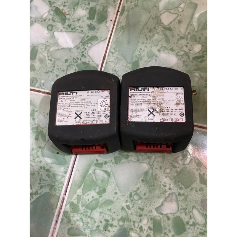 Pin Hilti L14 thay 1cell sạc sài ok