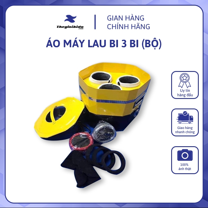 (PK MLB) Áo máy lau 3 bi (bộ) Thế giới Bida - Hàng chính hãng