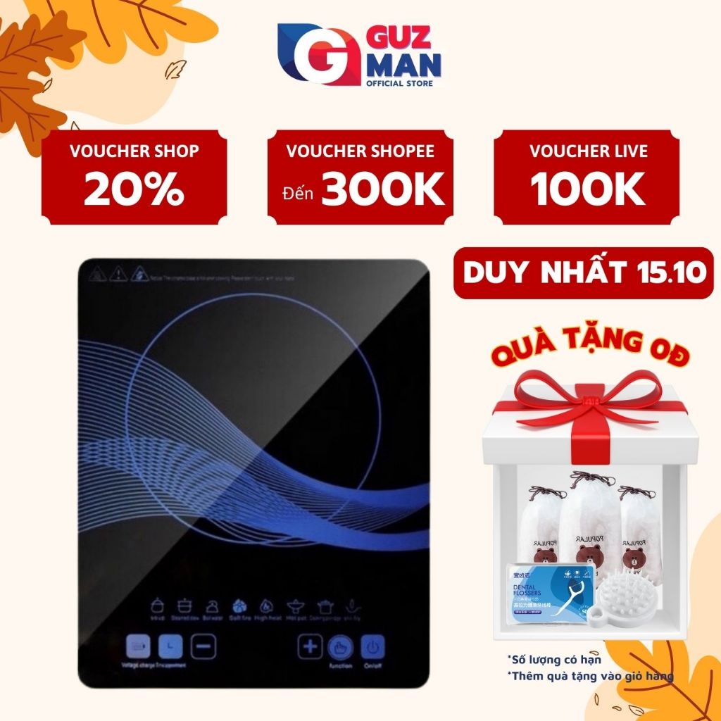 Bếp từ đơn cảm ứng đa năng METIS TẶNG KÈM NỒI mặt kích cường lực siêu bền, bếp điện từ ăn lẩu đun nấu