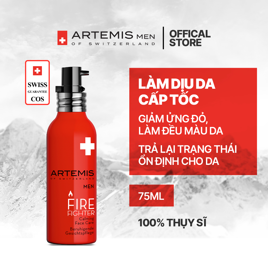 Tinh Chất Làm Dịu Phục Hồi Cấp Tốc Cho Da - ARTEMIS MEN Fire Fighter (75ml)