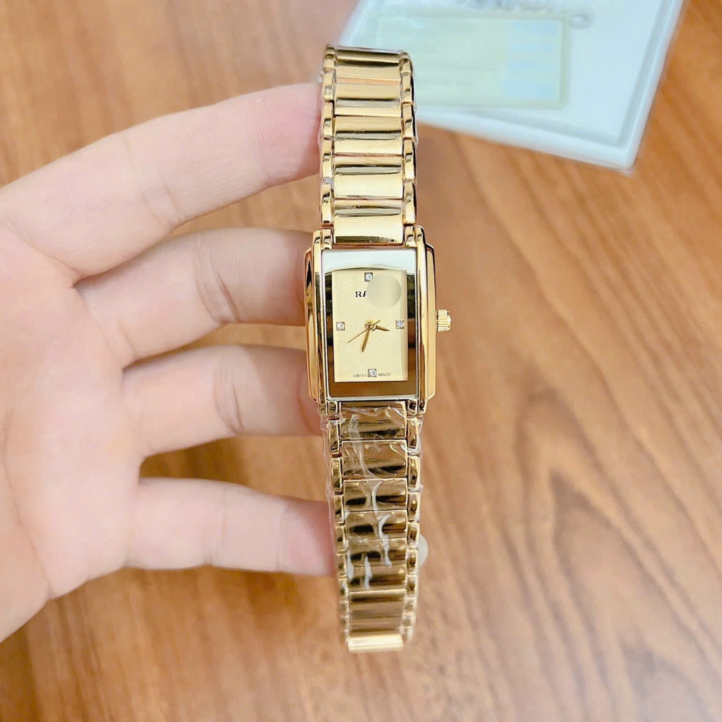 Đồng hồ nữ RDO , mặt hình chữ nhật , size: 24mm thiết kế sang trọng , trẻ trung , chống nước 3atm, bảo hành 6 tháng