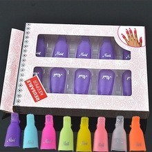 Kẹp ủ tháo gel móng tay, móng chân nhựa bền nhiều mẫu - Sushi nail mi